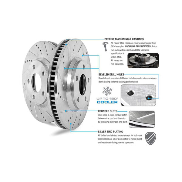 Power Stop® - Evolution Drilled and Slotted - imagine 4